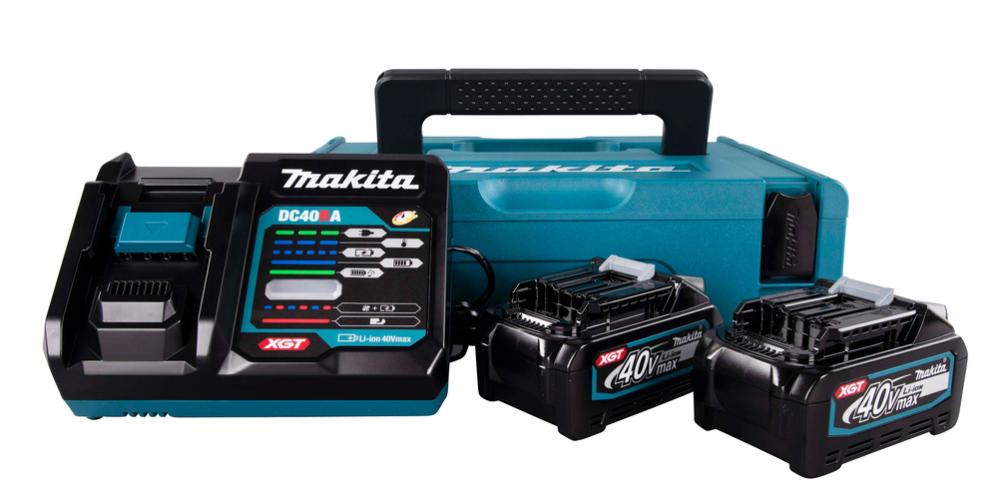 Pack énergie Max XGT Lithium-Ion 2x4Ah 40V en coffret MAKPAC - MAKITA - 191J97-1