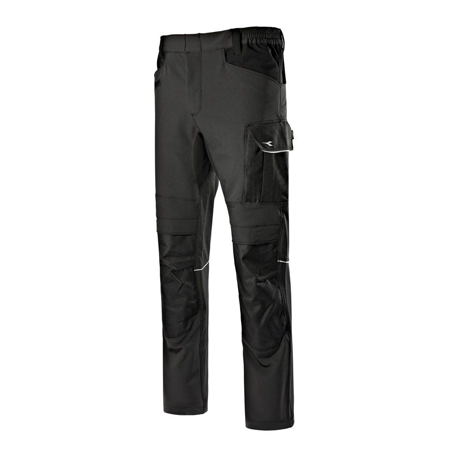 Pantalon de travail Stretch carbon performance DIADORA Noir L 5