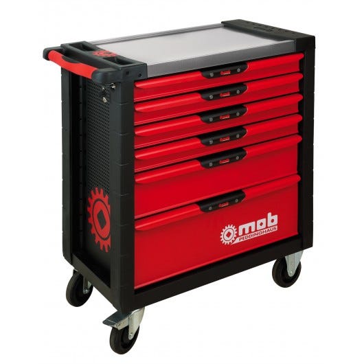 MOB - Servante XLINER 4 modules, 6 tiroirs garnie ou vide pour ranger vos outils 0