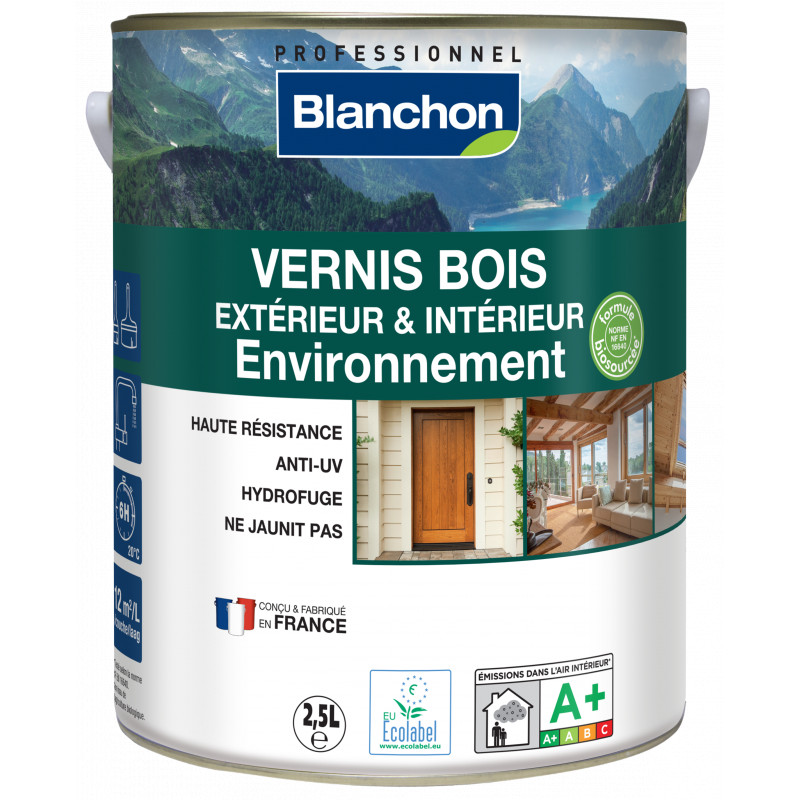 Vernis bois Intérieur/Extérieur environnement Biosourcé