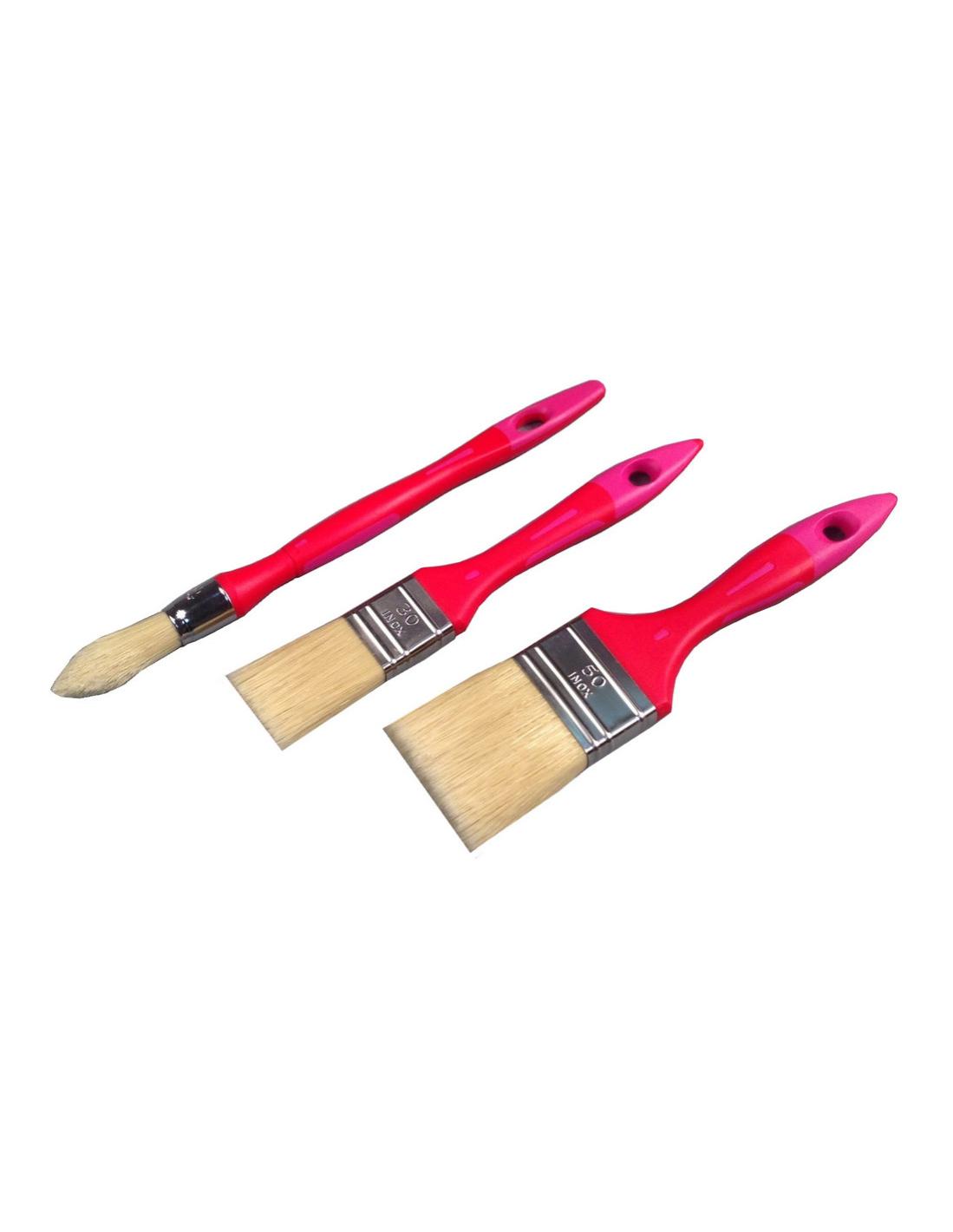 Lot 3pinceau Tte Peint Ss Pert Poil - SAVY