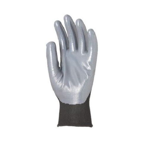 Gant tricoté polyester EUROTECHNIQUE enduit nitrile noir/gris T9 - COVERGUARD - 1NIBB09 2