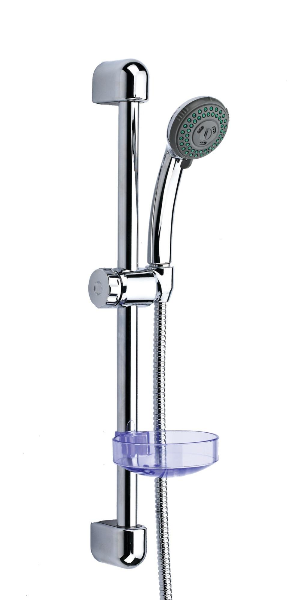 Ensemble de douche HYDROSTYLE avec douchette 2 jets barre et porte-savon - ROCA - Z5399112021