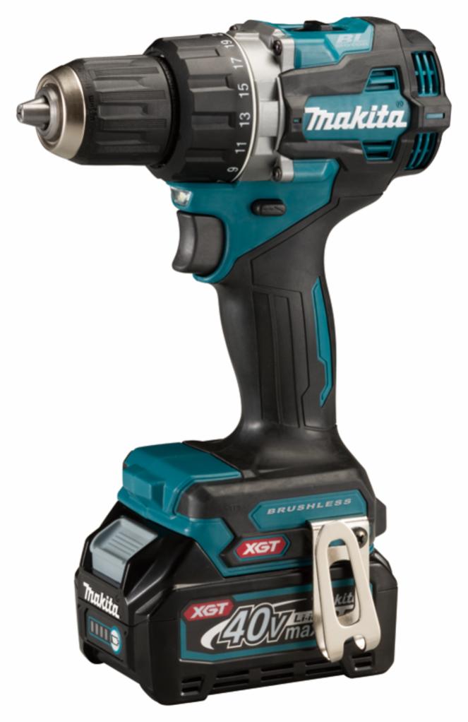 Makita DF002GD201 XGT 40V MAX LI -ion Battery Drill / Vis Machine Set (2x 2,5Ah) dans Mbox - 64 nm - Carbon sans pinceau