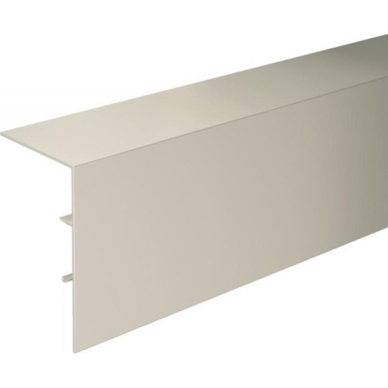 Bandeau de finition cacherail SAF Evolution fixation plafond longueur 3000 mm avec 3 clips de fixation sur rail
