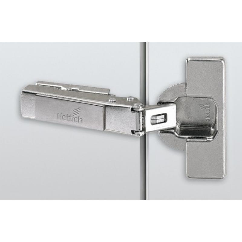 Charnières invisibles 125 Intermat 9944 boîtier à visser entraxe 52 mm coudure 0 mm