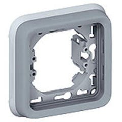 Support plaque étanche PLEXO composable IP55 gris 1 poste - LEGRAND - 069681 0