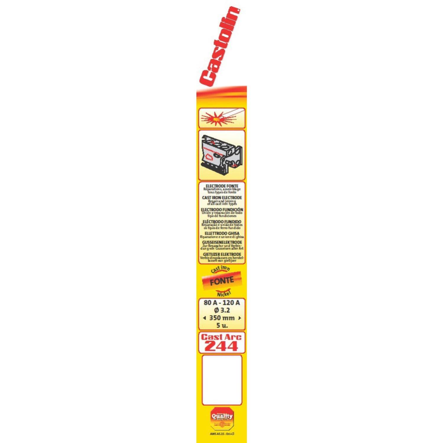 Etui de 5 baguettes fontes grises 244 diamètre 3,2 mm - CASTOLIN - 2443205