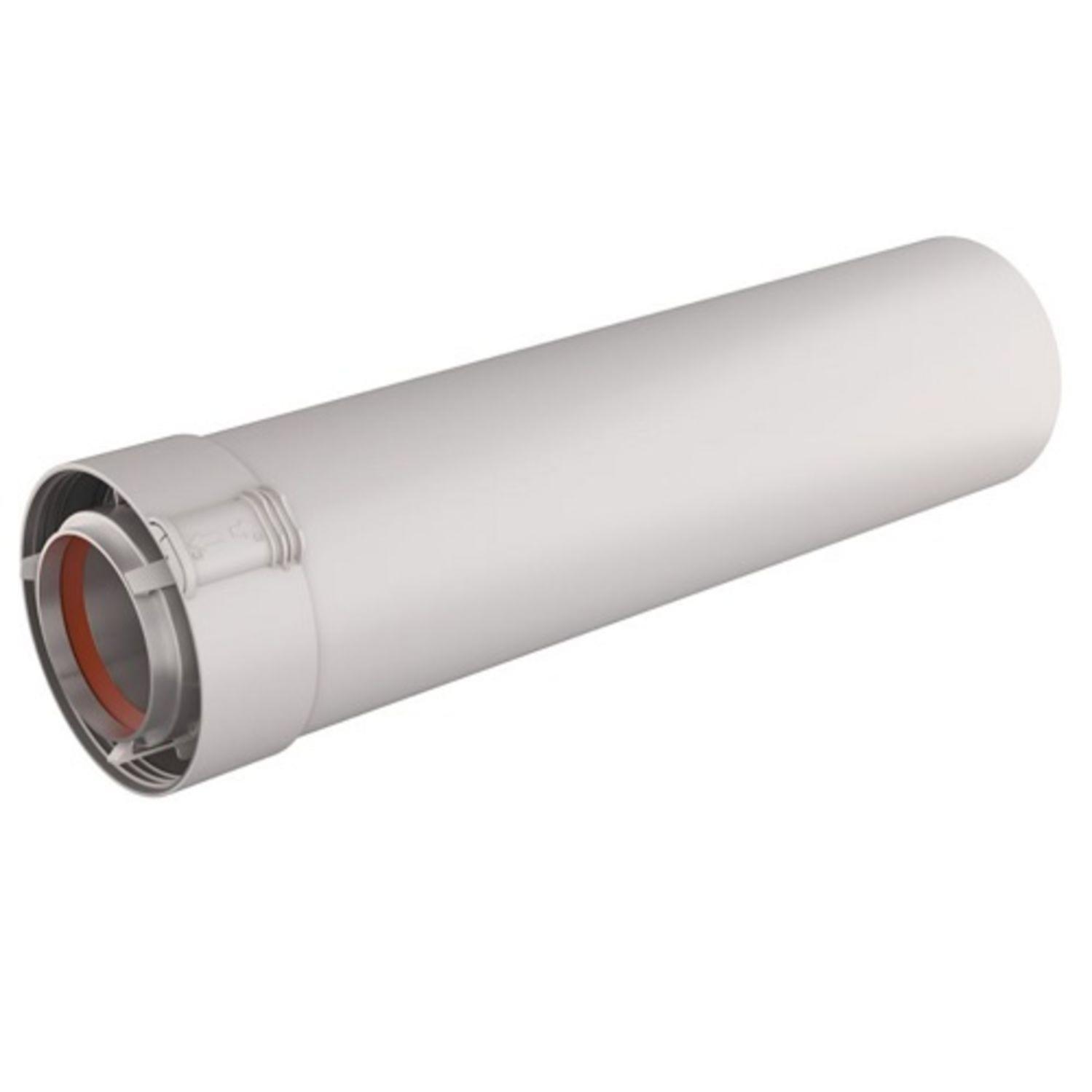 Conduit Rolux Gaz 80/125 mm Alu/PVC 1000 mm - UBBINK - 228542