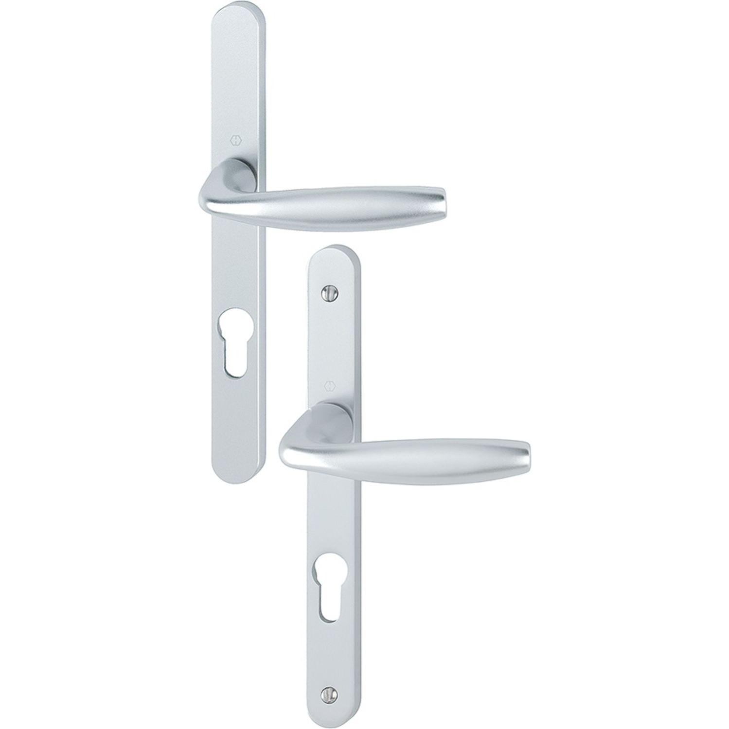 Ensemble sur plaque étroite New York type CLE I finition blanc - HOPPE - 3293988