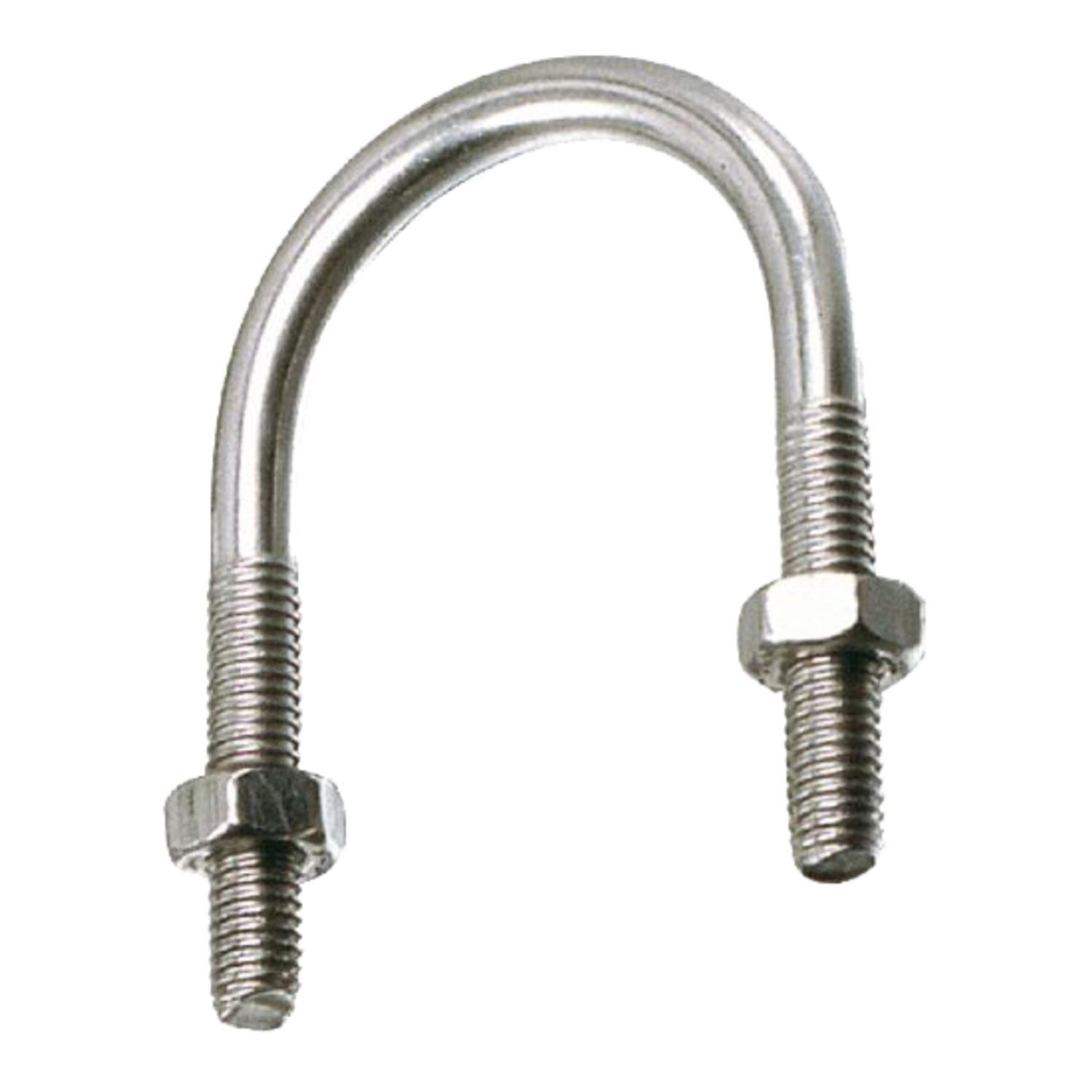 Etrier fileté zingué 27 pour tube ISO avec écrous boîte de 25 - ACTON - 3375027