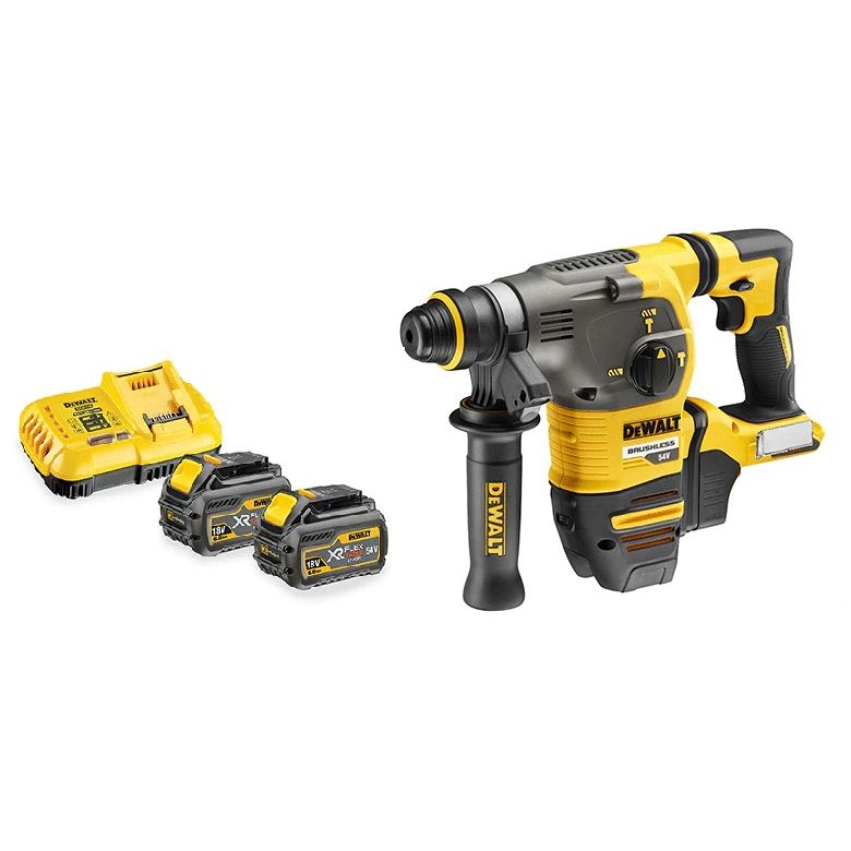 Perforateur SDS+ 54V XR Flexvolt + 2 batteries 9Ah + chargeur + coffret TSTAK - DEWALT - DCH333NT
