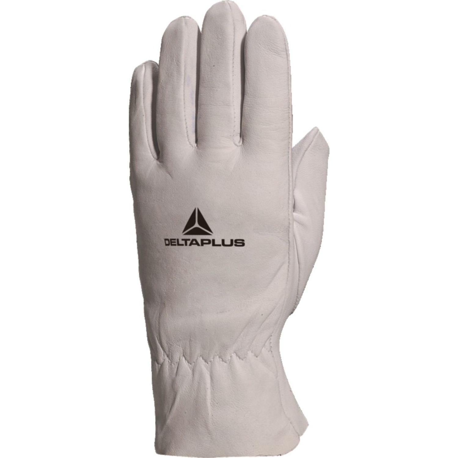 Gants en cuir fleur agneau taille 8 - DELTA PLUS - GFA40208