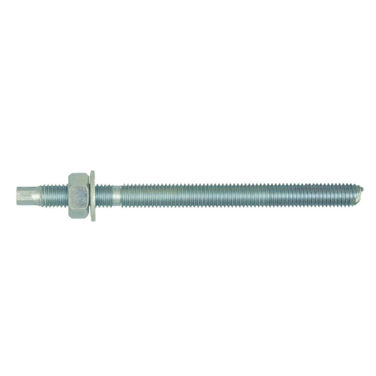 Boîte de 10 tiges filetés métriques acier zingué classe 5.8 avec empreintes 6 pans M10x130mm - RAWL - R-STUDS-10130