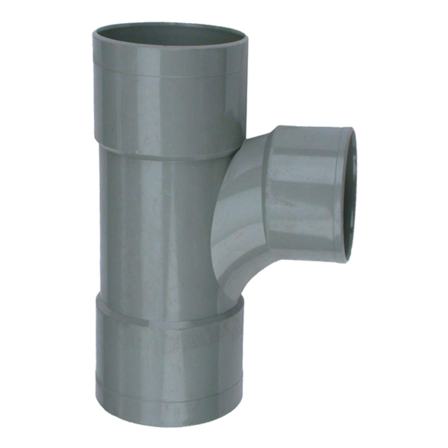 Té pied de biche femelle-femelle 90° Ø50/40 - WAVIN - 3025831