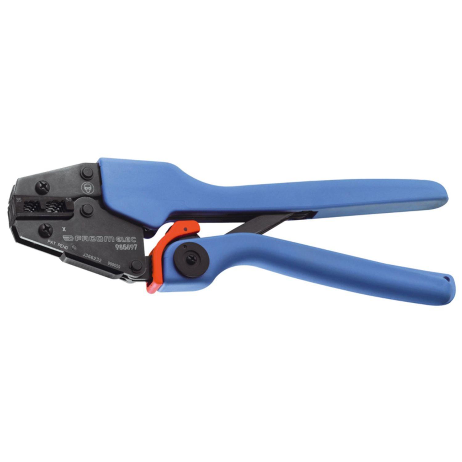 Pinces à sertir de production pour embouts de câbles de capacité 10 à 25 mm de longueur 255 mm - FACOM - 985896