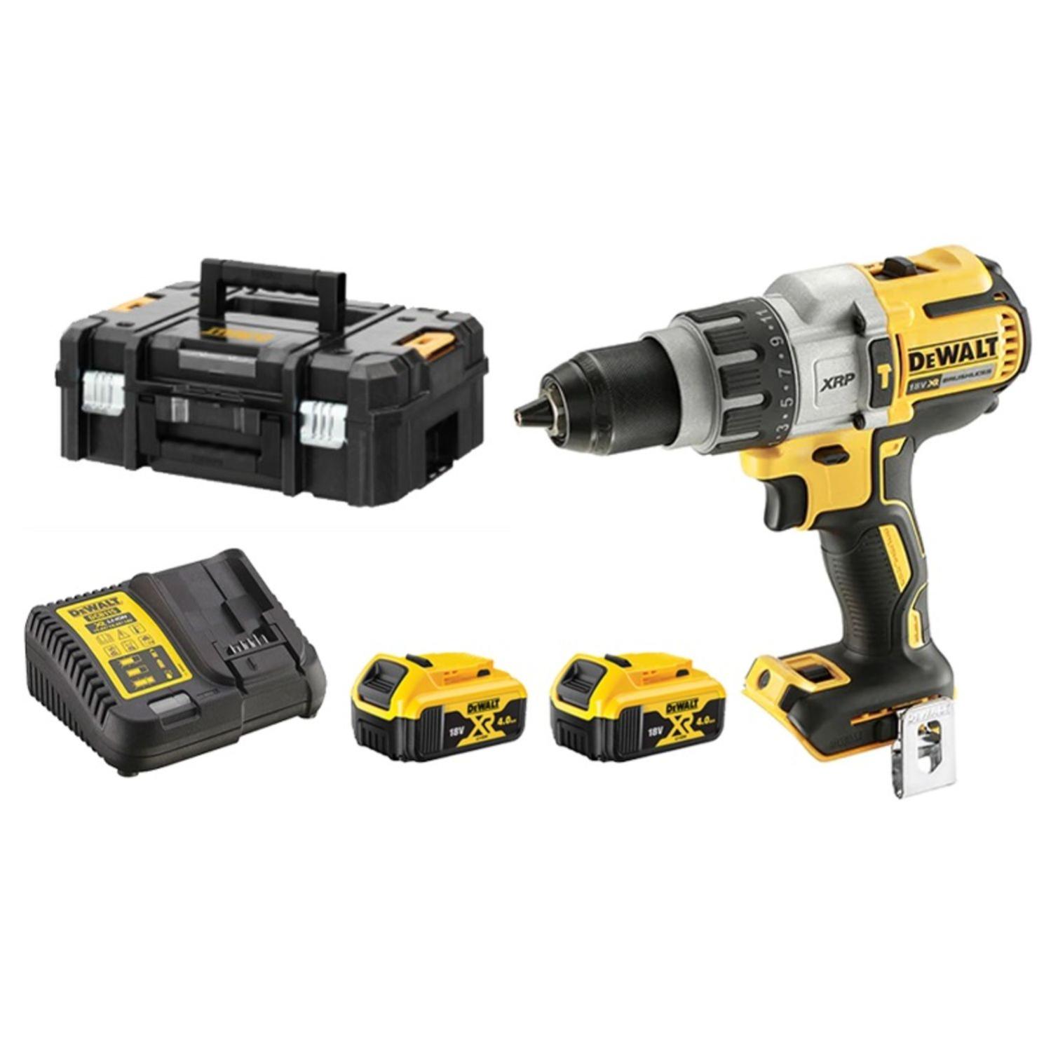 Perceuse-visseuse sans-fil XRP 18 V + 2 batteries 4Ah + chargeur + coffret T-STAK - DEWALT - DCD996M2