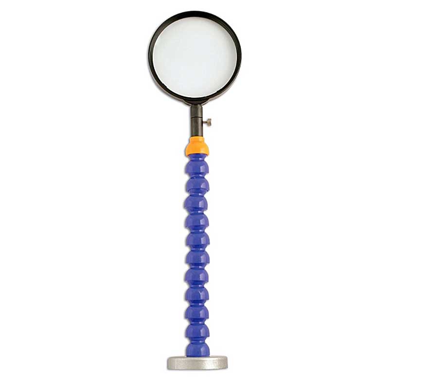 LOUPE AVEC SUPPORT AIMANTE ET TIGE FLEXIBLE