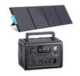 BLUETTI Kit de Générateur solaire portable EB3A 600W 268Wh avec 1pc panneau solaire 200W