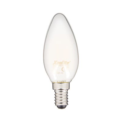 Ampoule LED filament flamme culot E14 806lm blanc chaud 2