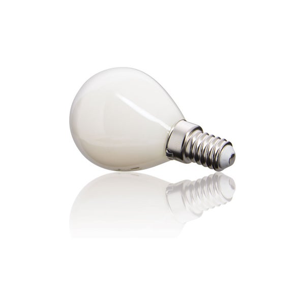 Lot de 2 ampoules Filament LED P45 Opaque, culot E14, 470 Lumens, équivalence 40W, 4000 Kelvins, Blanc neutre 3