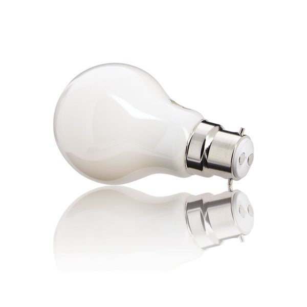 Lot de 2 ampoules Filament LED A60 Opaque, culot B22, 806 Lumens, équivalence 60 W, 4000 Kelvins, Blanc Neutre 1