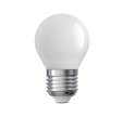 Lot de 2 ampoules Filament LED P45 Opaque, culot E27, 470 Lumens, équivalence 40W, 4000 Kelvins, Blanc neutre