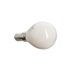 Lot de 2 ampoules Filament LED P45 Opaque, culot E14, 470 Lumens, équivalence 40W, 2700 Kelvins, Blanc chaud 3