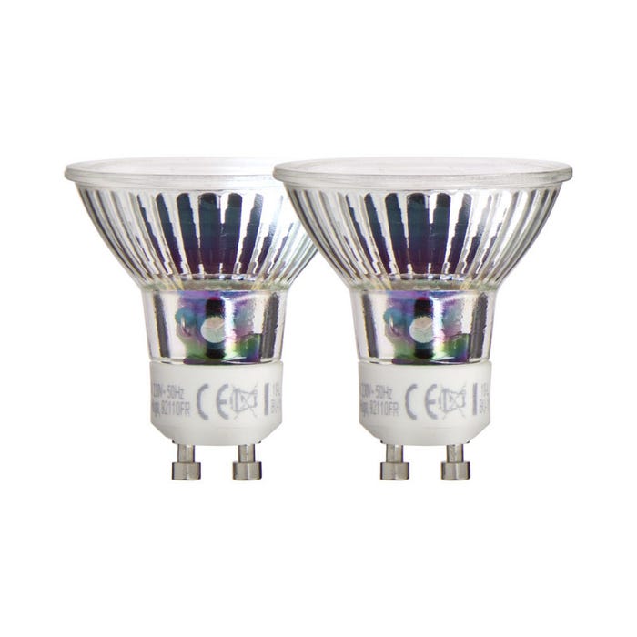 Xanlite - Lot de 2 ampoules SMD LED, culot GU10, 520 Lumens, équivalence 75W, 4000 Kelvins, Blanc neutre - PACK2VG75SCW 0