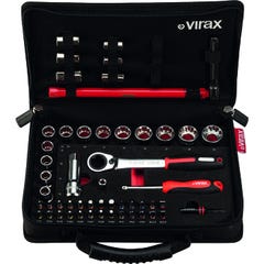 Coffret clé et douilles Plombi'Box 51 outils - Virax 0