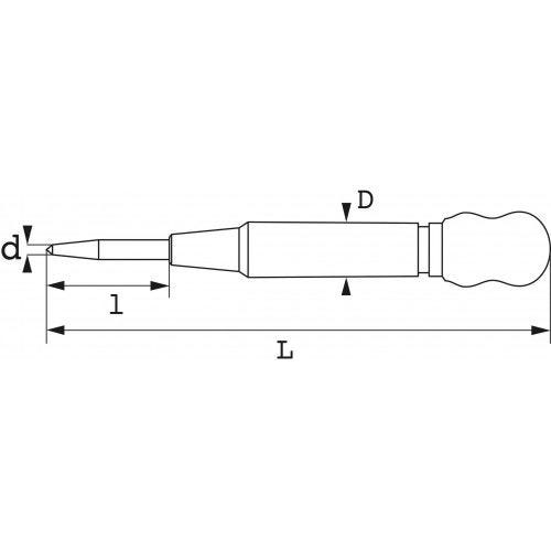 Pointeau automatique avec poignée bimatière - SAM OUTILLAGE - 88 1