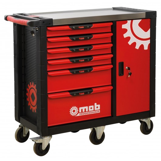 MOB - Servante XLINER avec armoire et 6 tiroirs - garnie ou vide - usage professionnel