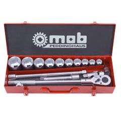 MOB - Coffret métallique 3/4'' - 16 pièces 0
