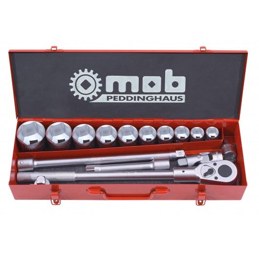 MOB - Coffret métallique 3/4'' - 16 pièces 0