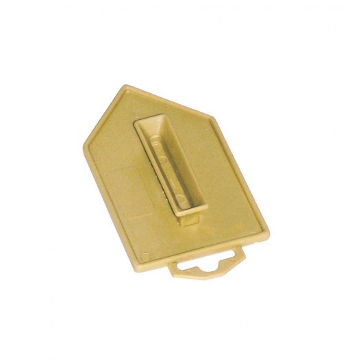 MONDELIN - Taloche SUPERCHOK pointue, poignée plastique - 14 x 8 cm