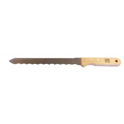 MONDELIN - Couteau pour materiaux d'isolation, manche bois