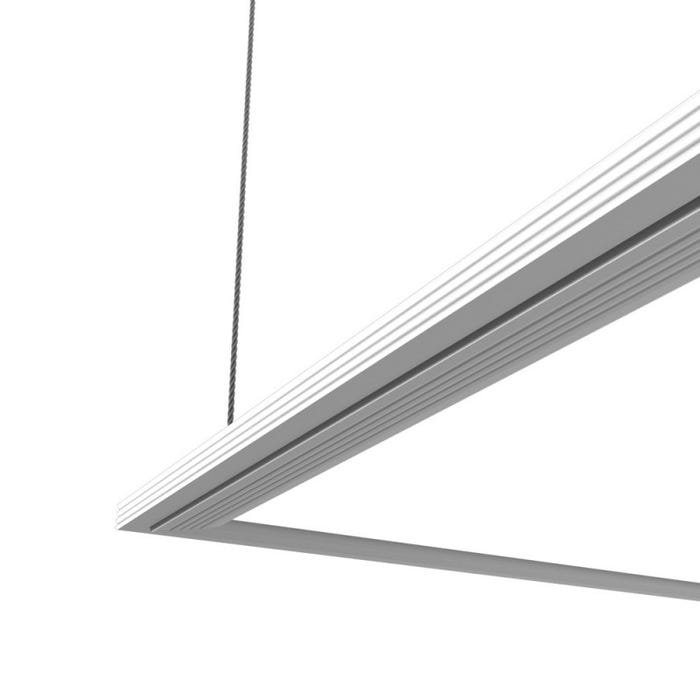 Xanlite - Plafonnier LED carré - cons. 12W . (eq. 70W) - 960 lumens - Blanc neutre - Extra plat - PA960CNW 2