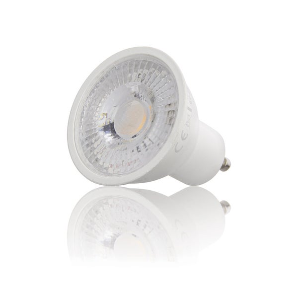 Lot x3 Ampoule spot LED, culot GU10, conso 5,5W (équivaut 50W) : 345 lumens, blanc chaud (2700K) 4
