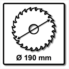 Bosch Lame de scie circulaire Expert pour Bois 190 x 30 x 2,6 mm, 48 Dents ( 2608644049 ) 1