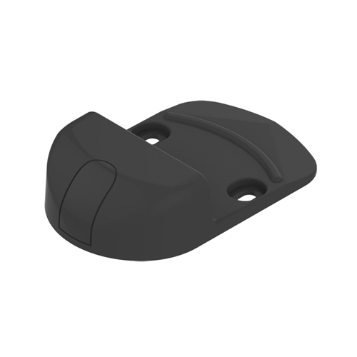 Sabot de portail noir, H40