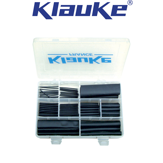 Coffret de gaines thermorétractables "noir"-KLAUKE