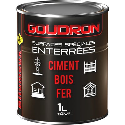 Goudron bitumeux - surfaces spéciales enterrées Owatrol GOUDRON 4 litres ❘  Bricoman