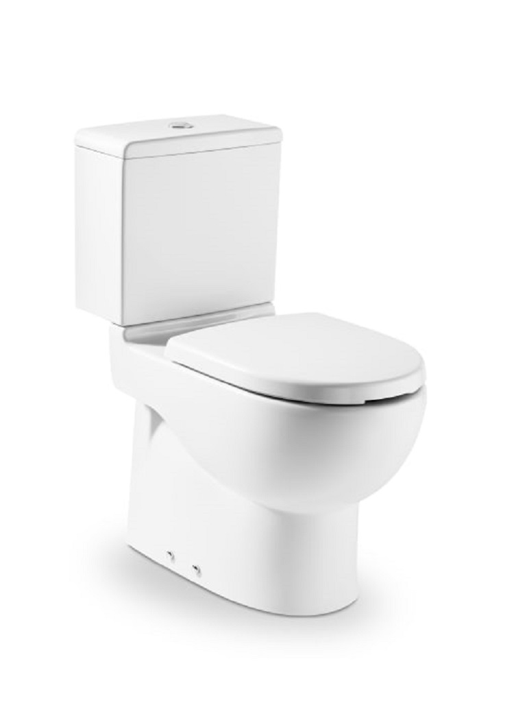 Pack WC à poser ROCA modèle Meridian Cuvette confort 37 x 60 cm + réservoir +abattant