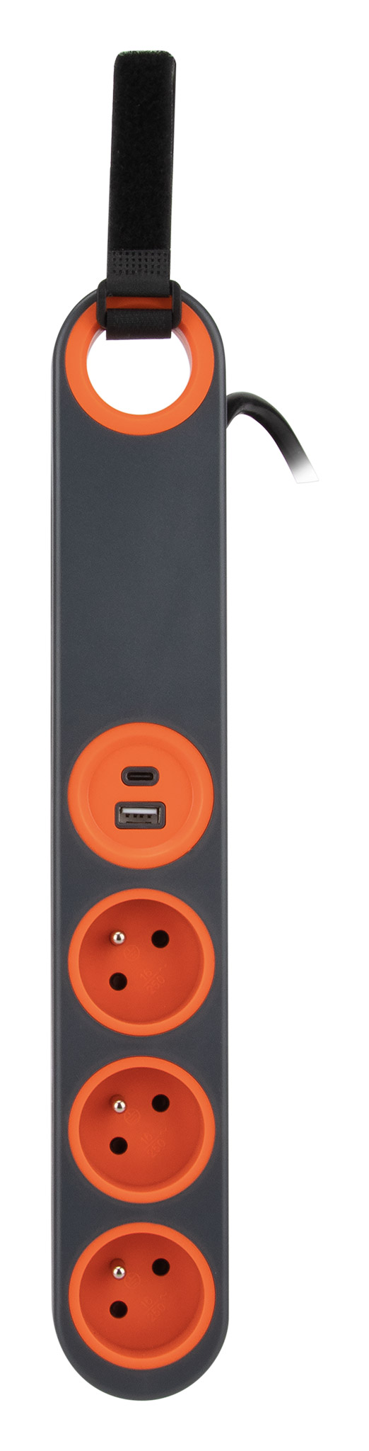Bloc Klipo 3 prise 2P+T, 2 USB et lampe baladeuse - Zenitech