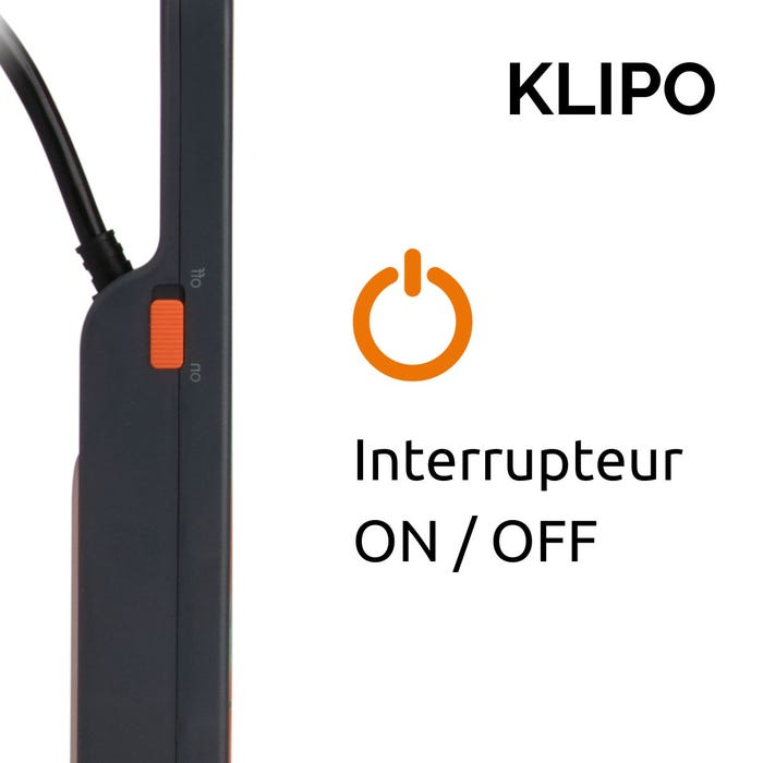 Bloc Klipo 3 prise 2P+T, 2 USB et lampe baladeuse - Zenitech 4
