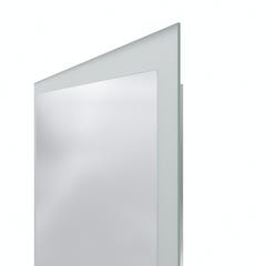SIRHONA Miroir LED Salle de Bain 90x70cm Miroir Lumineux Salle de Bain avec Eclairage Intégré Anti-buée, Commande par Effleurement 3