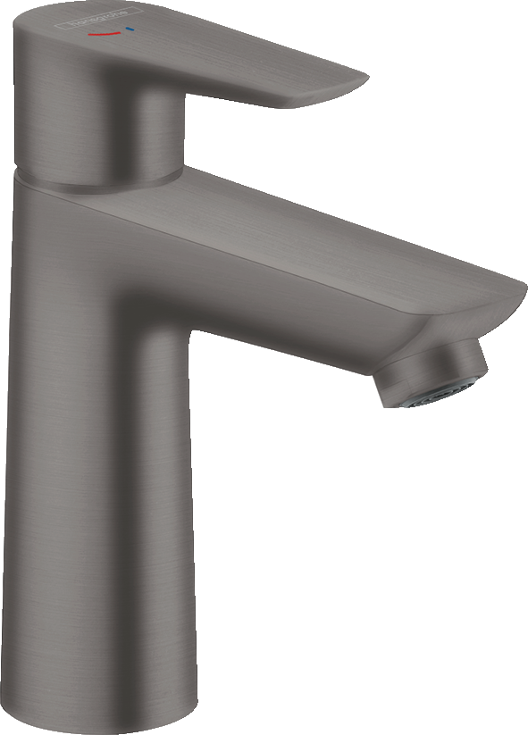 HANSGROHE Mitigeur lavabo Talis E 110 CH3 CoolStart avec tirette et vidage noir chromé brossé