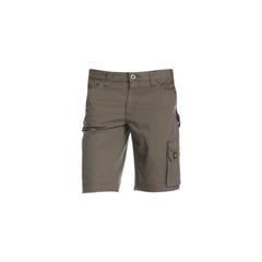 Bermuda RICA LEWIS - Homme - Taille 48 - Multi poches - Fibrelex - Stretch - Kaki - SUNJOB
