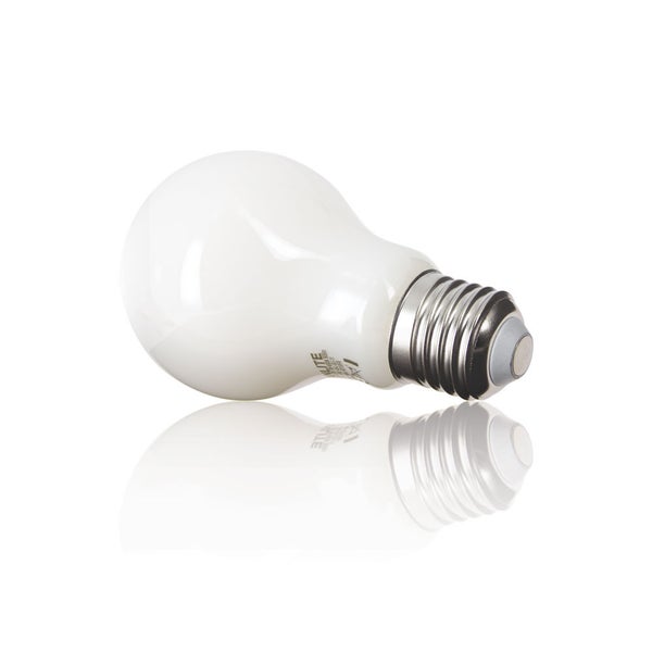 Lot de 2 ampoules Filament LED A60 Opaque, culot E27, 806 Lumens, equivalence 60 W, 2700 Kelvins, Blanc chaud 4