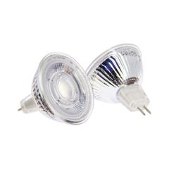 Xanlite - Lot de 2 ampoules SMD LED Spot MR16, culot GU5.3, 345 Lumens, conso. 5W (eq. 35W), 4000K, Blanc neutre - PACK2VM35SCW 3